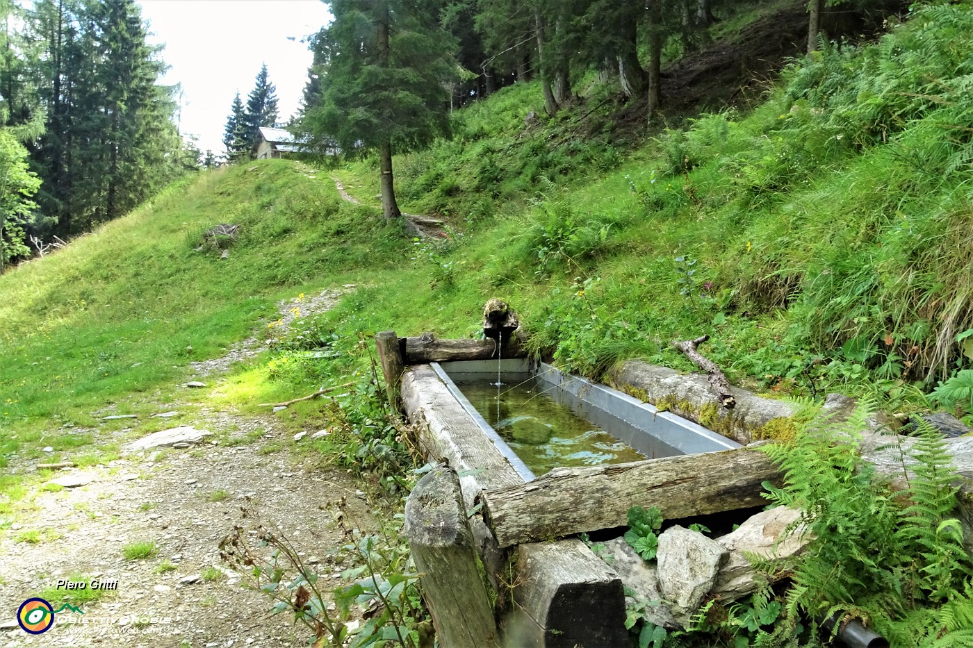 32 Fresca acqua sorgiva per la Baita 'Le Rai'.JPG